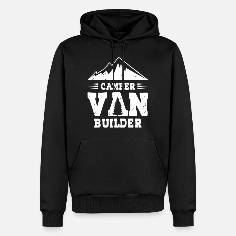 Camper Van Builder - Männer Premium Bio Hoodie - Schwarz