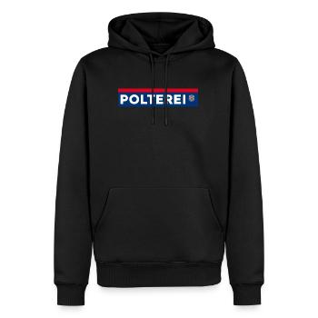 Polterei Sauf Polizei Österreich Polterabend - Männer Premium Bio Hoodie - Schwarz - Vorne - Nico (187cm)