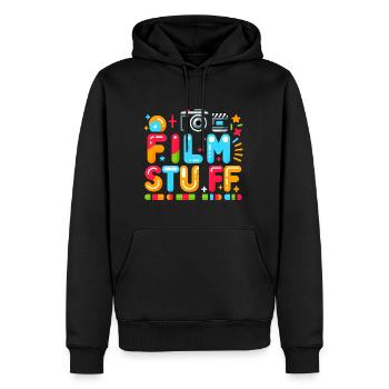 I Film Stuff 11 - Men’s Premium Organic Hoodie - black - Front - Nico (187cm)