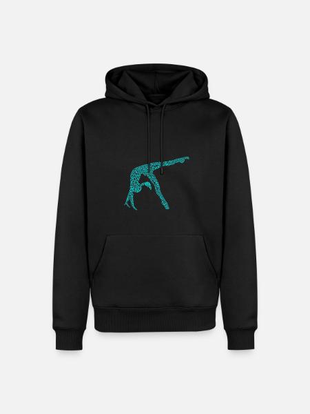 Gymnastics - Premium Design - Men’s Premium Organic Hoodie - black
