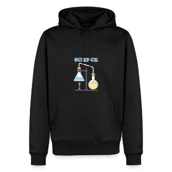 Stand back i am going to try Science - Männer Premium Bio Hoodie - Schwarz - Vorne - Nico (187cm)