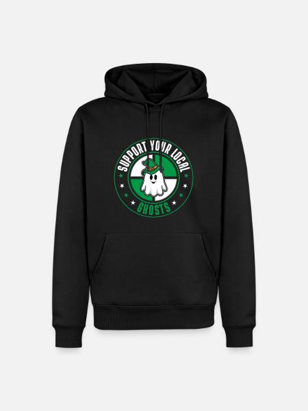 Ghosts - Men’s Premium Organic Hoodie - black