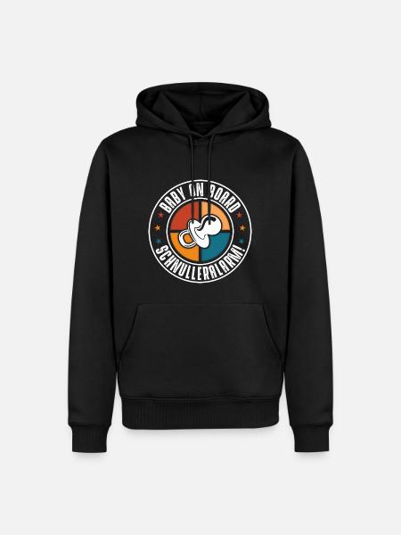 Baby on Board - Men’s Premium Organic Hoodie - black