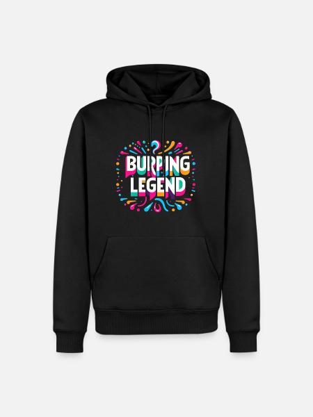 Burping Legend 12 - Men’s Premium Organic Hoodie - black