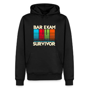 Bar Exam Survivor 8 - Männer Premium Bio Hoodie - Schwarz - Vorne - Nico (187cm)