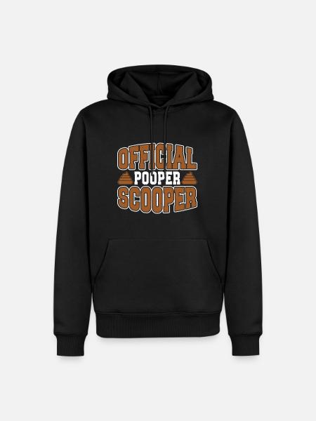Official Pooper Scooper 38 - Männer Premium Bio Hoodie - Schwarz