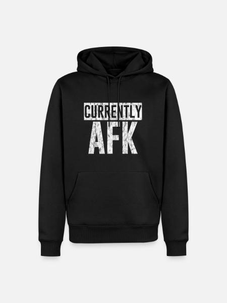 Currently Afk 3 - Men’s Premium Organic Hoodie - black