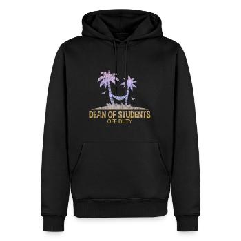 Dean Of Students Off Duty 3 - Männer Premium Bio Hoodie - Schwarz - Vorne - Nico (187cm)