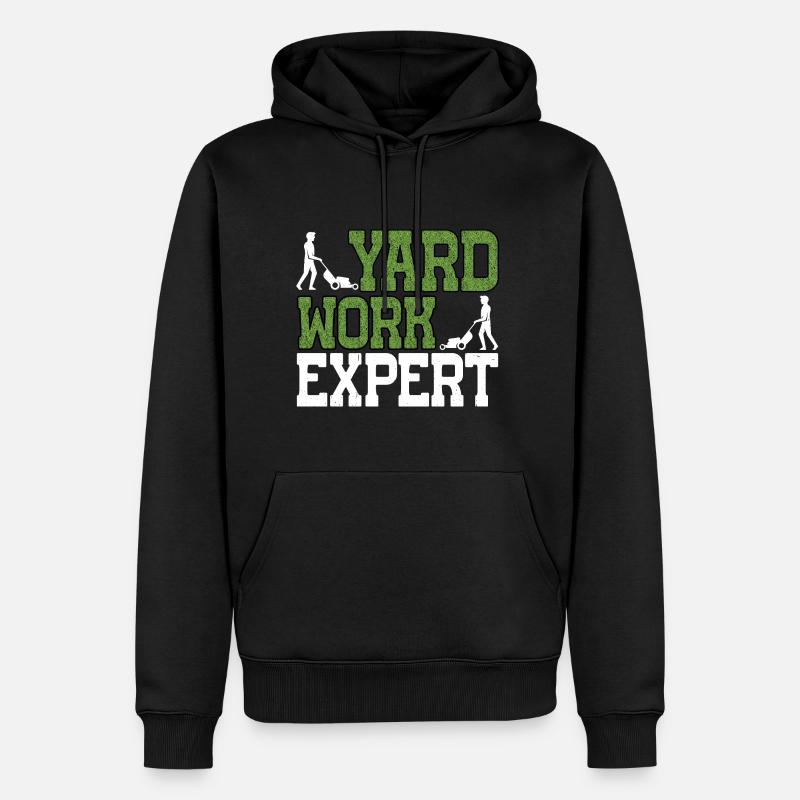 Yard Work Expert 22 - Men’s Premium Organic Hoodie - black