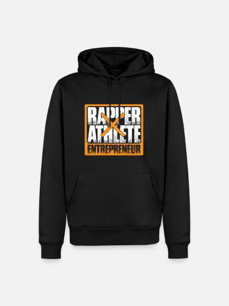 Rapper Athlete Entrepreneur 42 - Men’s Premium Organic Hoodie - black