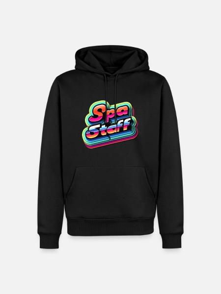 Spa Staff 8 - Men’s Premium Organic Hoodie - black