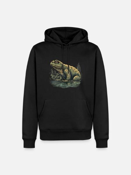 Toad Amphibians - Men’s Premium Organic Hoodie - black