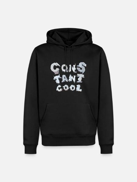 constant cool - Männer Premium Bio Hoodie - Schwarz