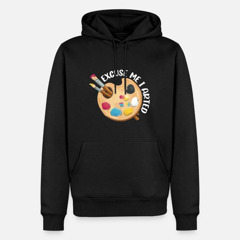 Excusez-moi, j’ai Arted 5 - Sweat à capuche Premium bio Homme - noir