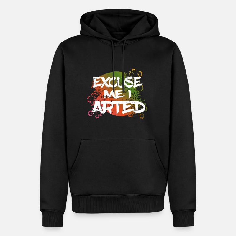 Excusez-moi, j’ai Arted 6 - Sweat à capuche Premium bio Homme - noir