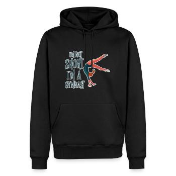 I'm Not Short, I'm A Gymnast 2 - Männer Premium Bio Hoodie - Schwarz - Vorne - Nico (187cm)