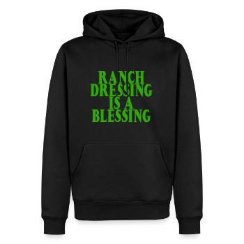 Ranch Dressing Is A Blessing 12 - Männer Premium Bio Hoodie - Schwarz - Vorne - Nico (187cm)