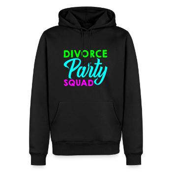 Divorce Party Squad - Männer Premium Bio Hoodie - Schwarz - Vorne - Nico (187cm)