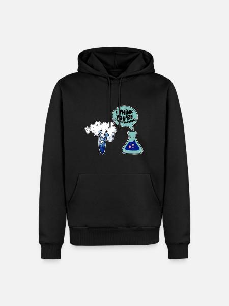 I Think You're Overreacting 2 - Men’s Premium Organic Hoodie - black