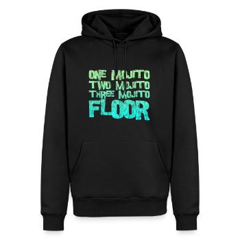 One Mojito Two Mojito Three Mojito Floor 3 - Männer Premium Bio Hoodie - Schwarz - Vorne - Nico (187cm)