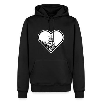 DJ Audio Sound Mixer Synthesize Mixtape - Men’s Premium Organic Hoodie - black - Front - Nico (187cm)