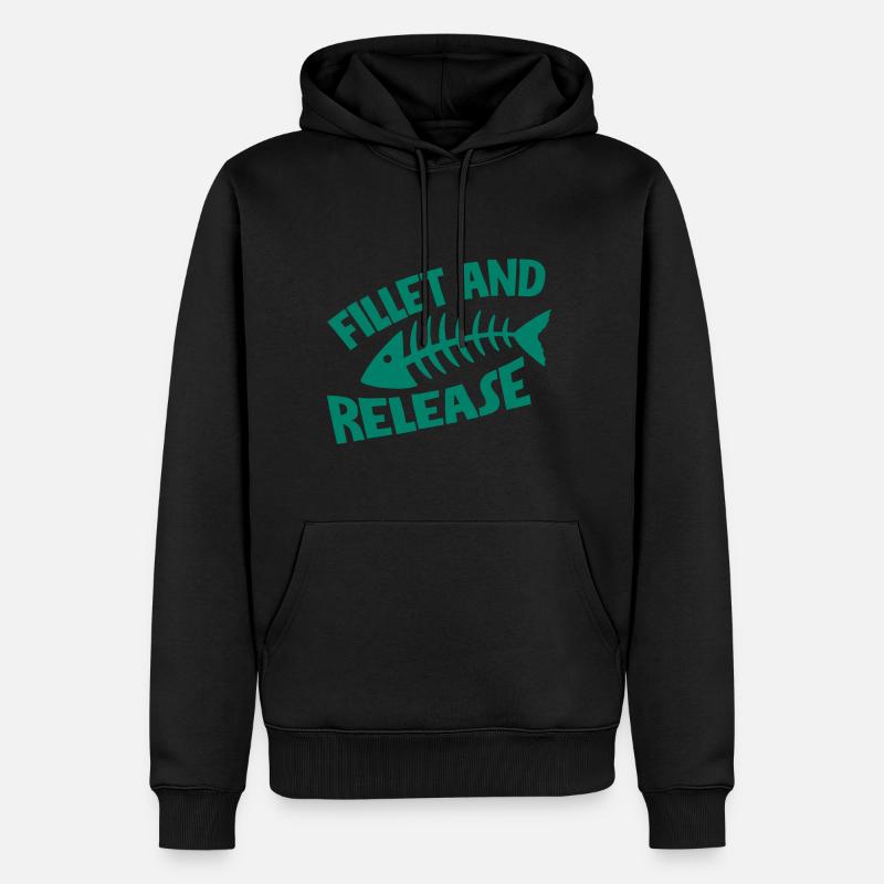 Congé et libération - Sweat à capuche Premium bio Homme - noir