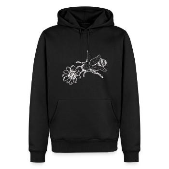 Guêpe Abeille Bourdon Apiculteur Nature Conservation Environnement Biologique - Sweat à capuche Premium bio Homme - noir - Devant - Nico (187cm)