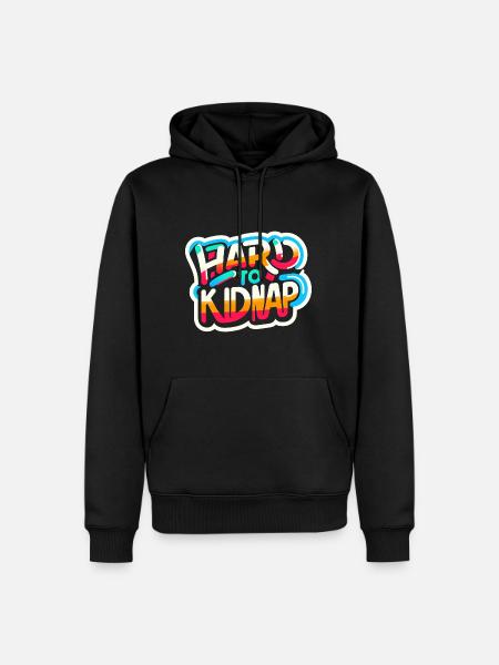 Difficile à kidnapper 7 - Sweat à capuche Premium bio Homme - noir