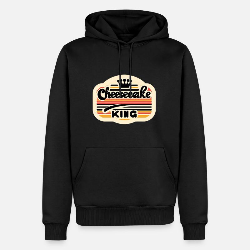 Cheesecake King 7 - Sweat à capuche Premium bio Homme - noir