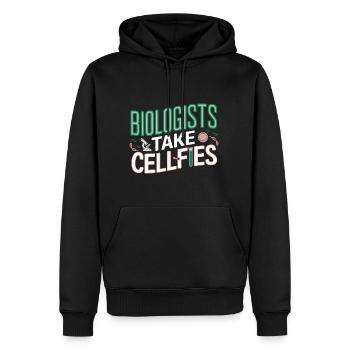 Biologists Take Cellfies 6 - Männer Premium Bio Hoodie - Schwarz - Vorne - Nico (187cm)