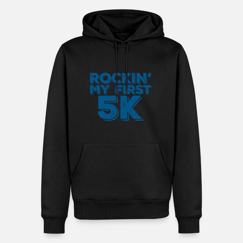 Rockin' Mon Premier 5K 3 - Sweat à capuche Premium bio Homme - noir