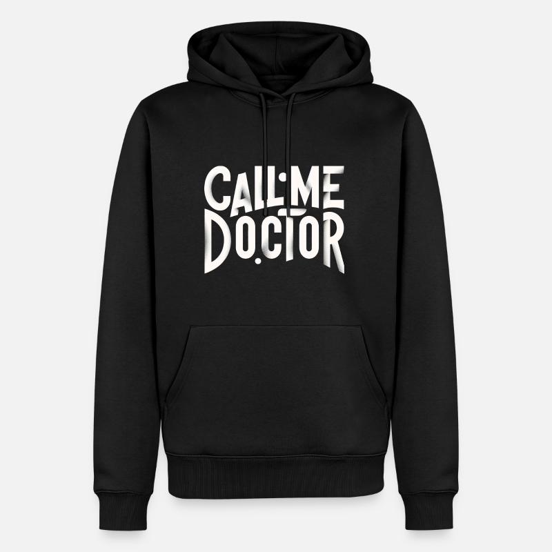 Appelez-moi Docteur 27 - Sweat à capuche Premium bio Homme - noir