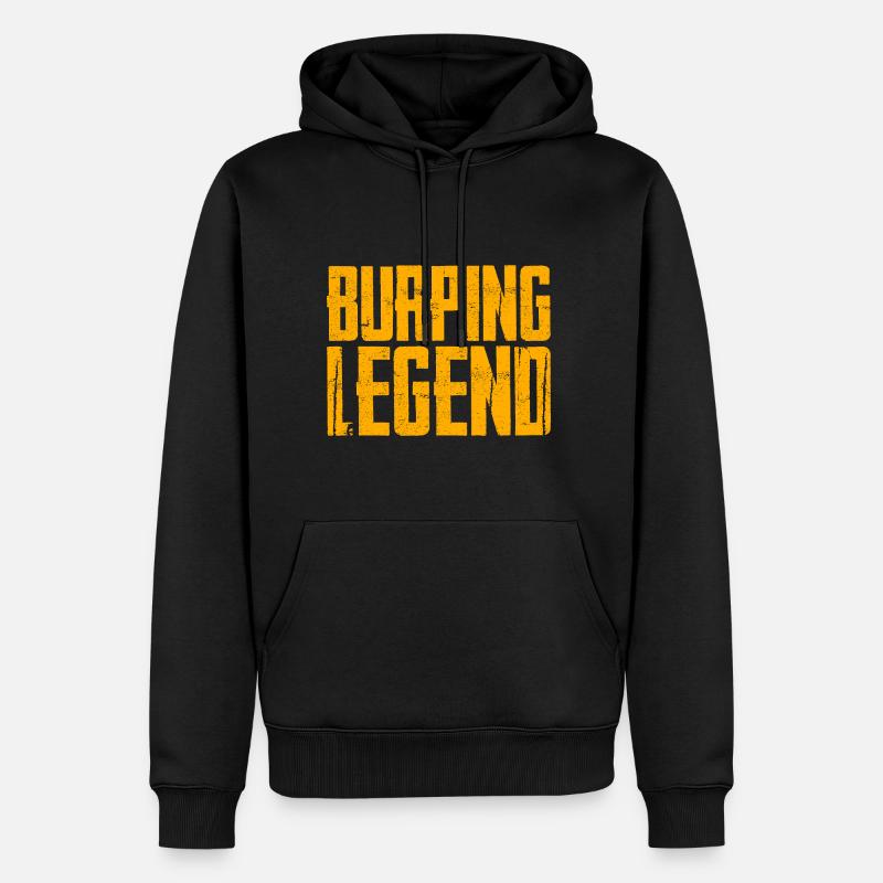 Légende du rot - Sweat à capuche Premium bio Homme - noir