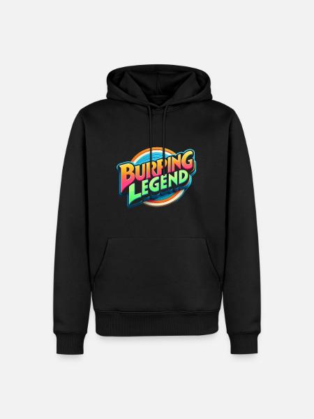 Burping Legend 18 - Men’s Premium Organic Hoodie - black