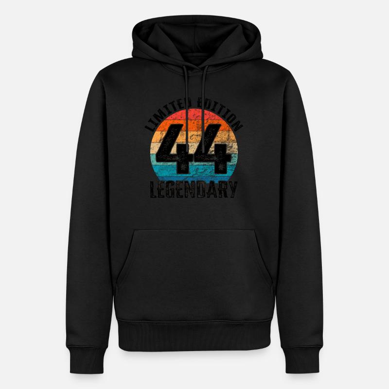 Joyeux anniversaire - 44e anniversaire - Sweat à capuche Premium bio Homme - undefined