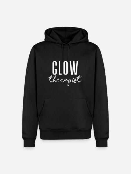 Glow Therapist - Men’s Premium Organic Hoodie - black