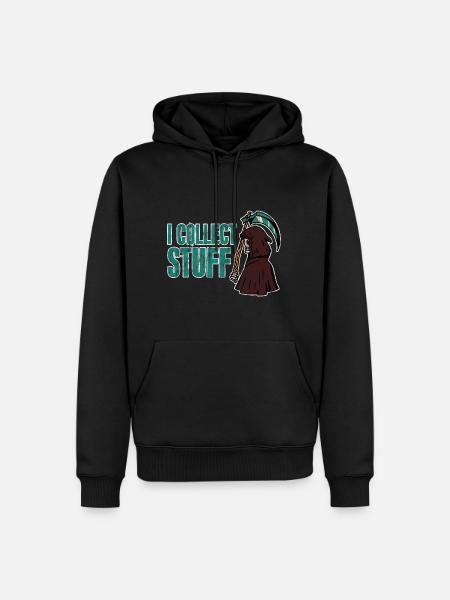 I Collect Stuff 3 - Men’s Premium Organic Hoodie - black