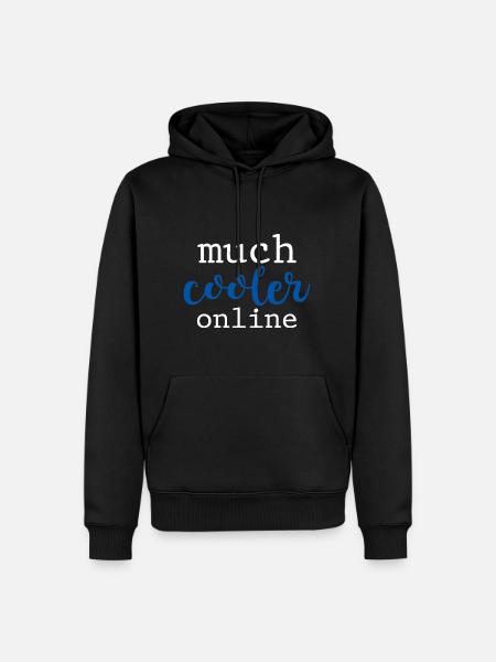Much Cooler Online 4 - Men’s Premium Organic Hoodie - black