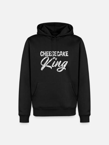 Cheesecake King 3 - Sweat à capuche Premium bio Homme - noir