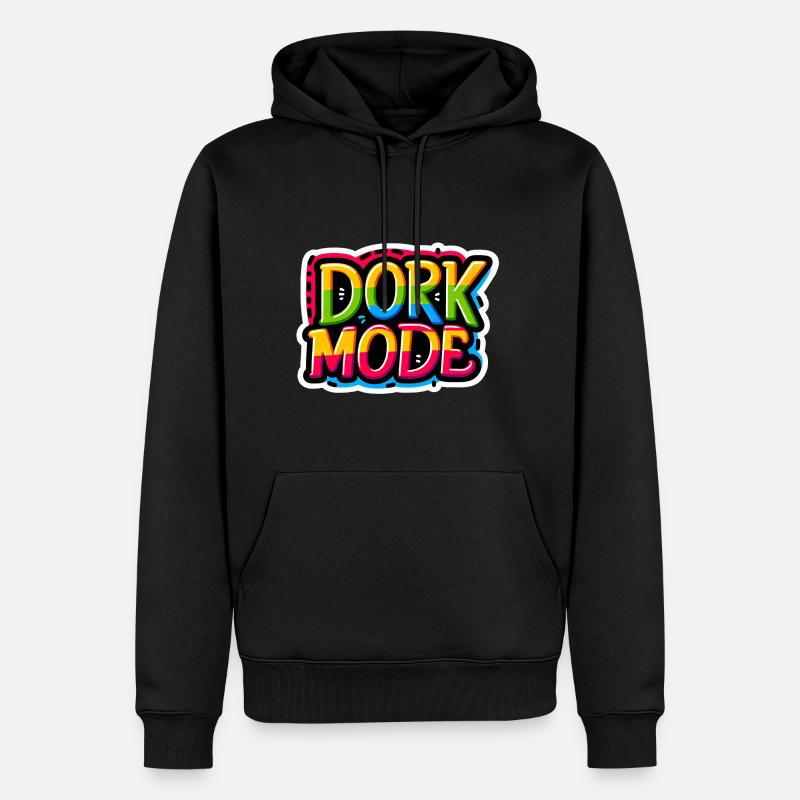 Mode Dork 5 - Sweat à capuche Premium bio Homme - noir