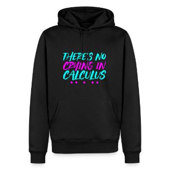 There's No Crying In Calculus 4 - Men’s Premium Organic Hoodie - black - Front - Nico (187cm)