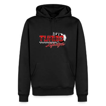 Puissance et style : Turbo Lifestyle Auto Tuning Street - Sweat à capuche Premium bio Homme - noir - Devant - Nico (187cm)