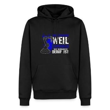 Autofans Werkstatt Kfz Meister Ausbildung Mechatro - Männer Premium Bio Hoodie - Schwarz - Vorne - Nico (187cm)