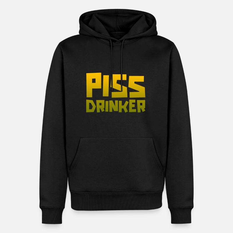 Piss Drinker 11 - Männer Premium Bio Hoodie - Schwarz