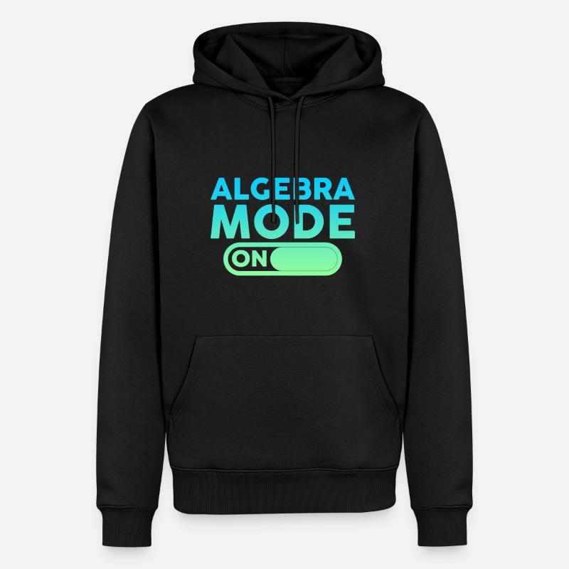 Algebra Mode On 4 - Männer Premium Bio Hoodie - Schwarz