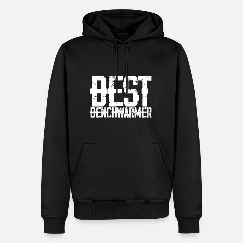 Meilleur Benchwarmer 3 - Sweat à capuche Premium bio Homme - noir