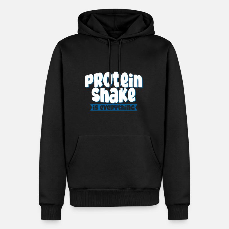 Protein Shake Est Tout 4 - Sweat à capuche Premium bio Homme - noir