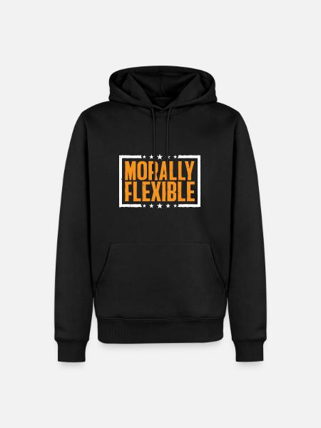 Morally Flexible 7 - Männer Premium Bio Hoodie - Schwarz
