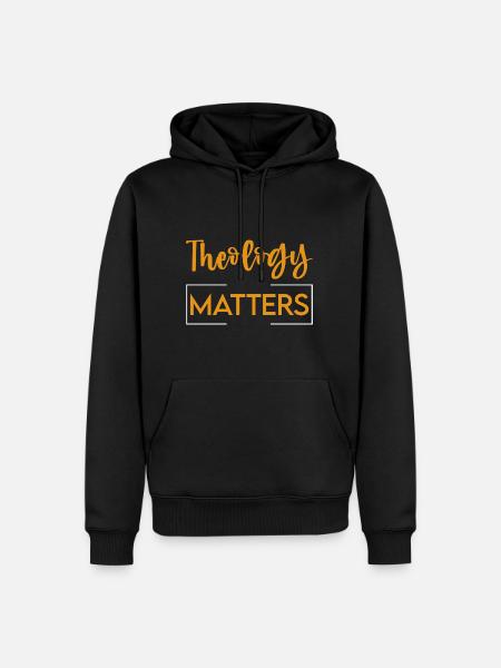 Theology Matters 2 - Men’s Premium Organic Hoodie - black