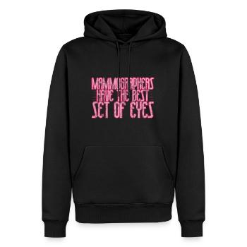 Mammographers Have The Best Set Of Eyes 3 - Men’s Premium Organic Hoodie - black - Front - Nico (187cm)